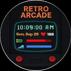 Retro Arcade Pixel Watch Face