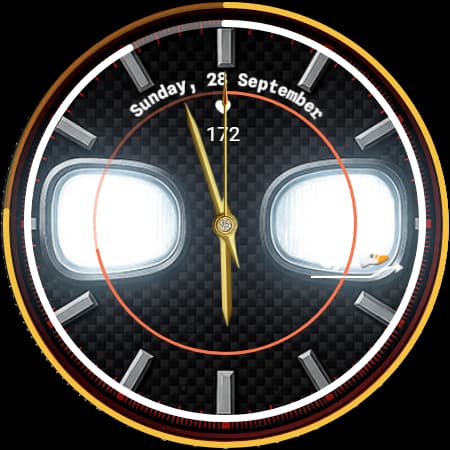 Car HeadLights Watch Face