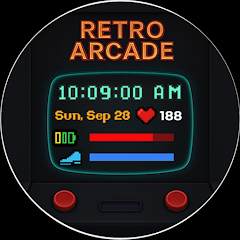 Retro Arcade Pixel Watch Face icon