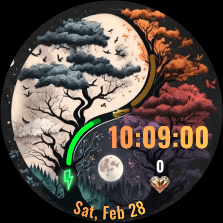 Day Night Animated Watch Face icon
